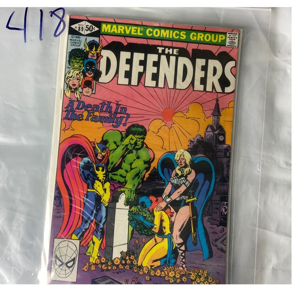 The Defenders Marvel Comics‎ Group Comic Book Issue 128 1980 A Death